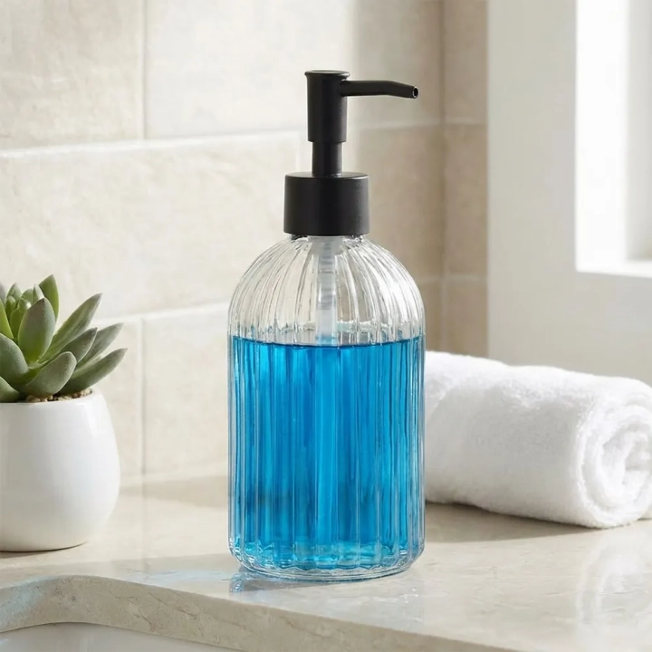 Dozownik do mydła szklany 400 ml