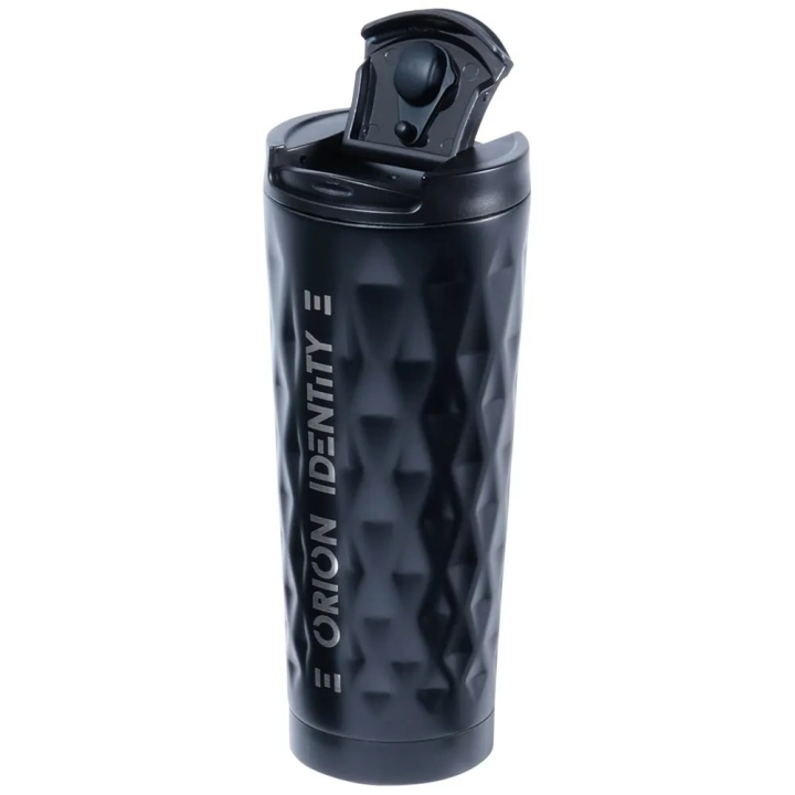 Kubek termiczny stalowy czarny 500 ml
