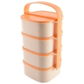 Menażka obiadowa plastikowa 4-poziomowa 4x1,15 l