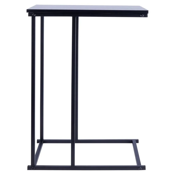 Stolik kawowy metalowy czarny boczny 40x26x58 cm