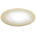 Podstawka pod kompozycje dekoracyjne świece szklana lustrzana brokatowa 15 cm