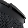 Kosz na pranie plastikowy czarny 60 l