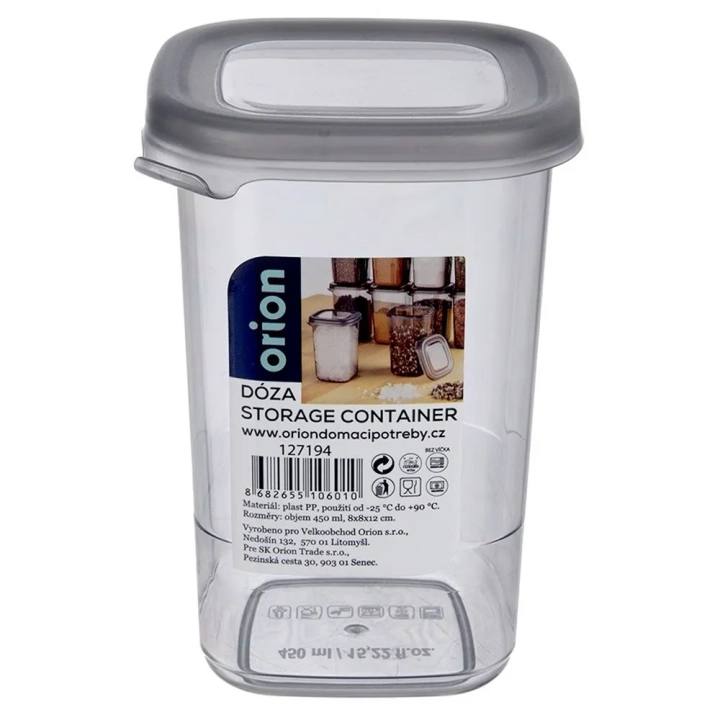 Pojemnik na produkty sypkie z pokrywką 450 ml