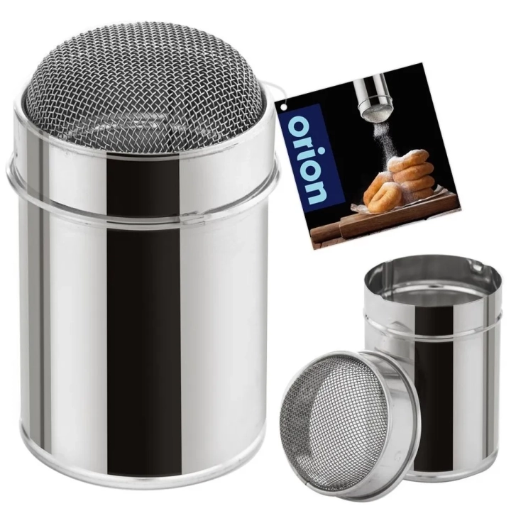 Pojemnik z sitkiem do cukru pudru i cynamonu 180 ml