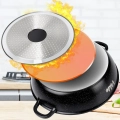 Patelnia granitowa głęboka ze szklaną pokrywką TERRUNA AROMA 28 cm, 3,3 l