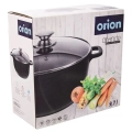 Garnek granitowy z pokrywką GRANDE 32 cm, 9,7 l