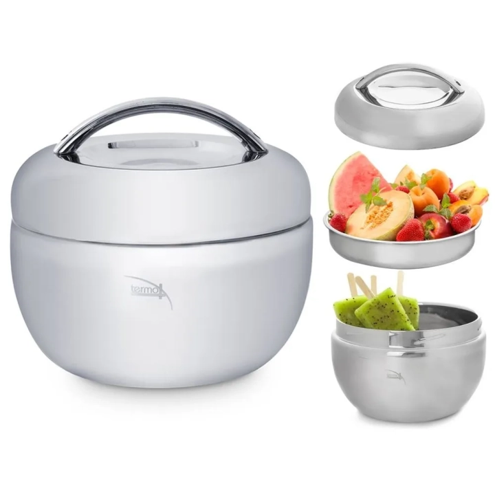 Termos obiadowy stalowy APPLE 800 ml