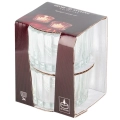 Świecznik szklany na tealight 5,7 cm 2 szt.