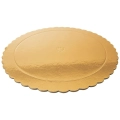 Podkład pod tort, ciasto złoty okrągły 32 cm