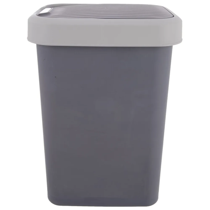 Kosz na śmieci plastikowy szary 25 l