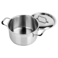 Garnek stalowy z pokrywką ANETT 16 cm, 1,9 l