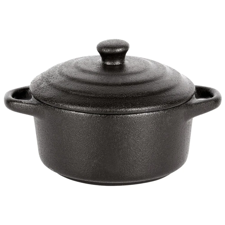 Miseczka do zapiekania porcelanowa z pokrywką 300 ml