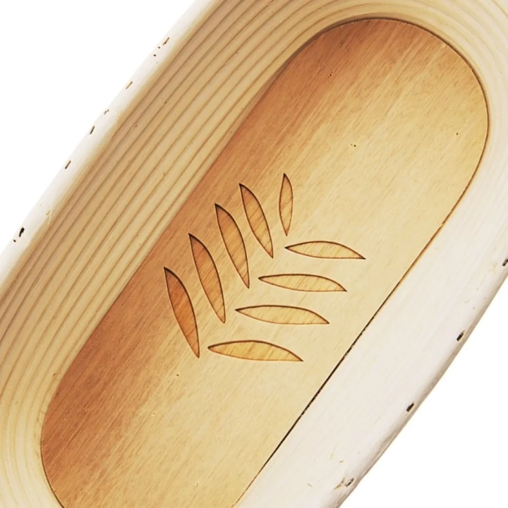 Koszyk do wyrastania ciasta na chleb rattanowy 1,5 kg / 32x15x9 cm