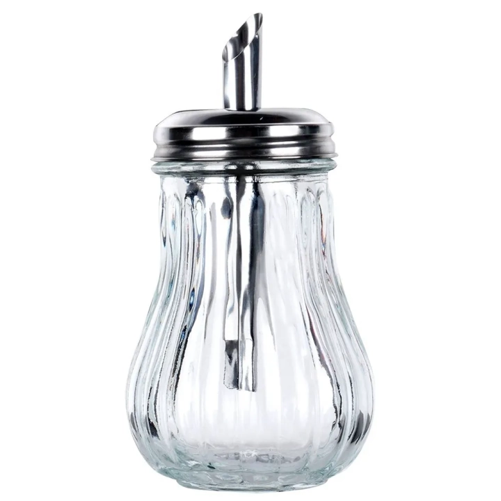 Cukierniczka z dozownikiem szklana 190 ml