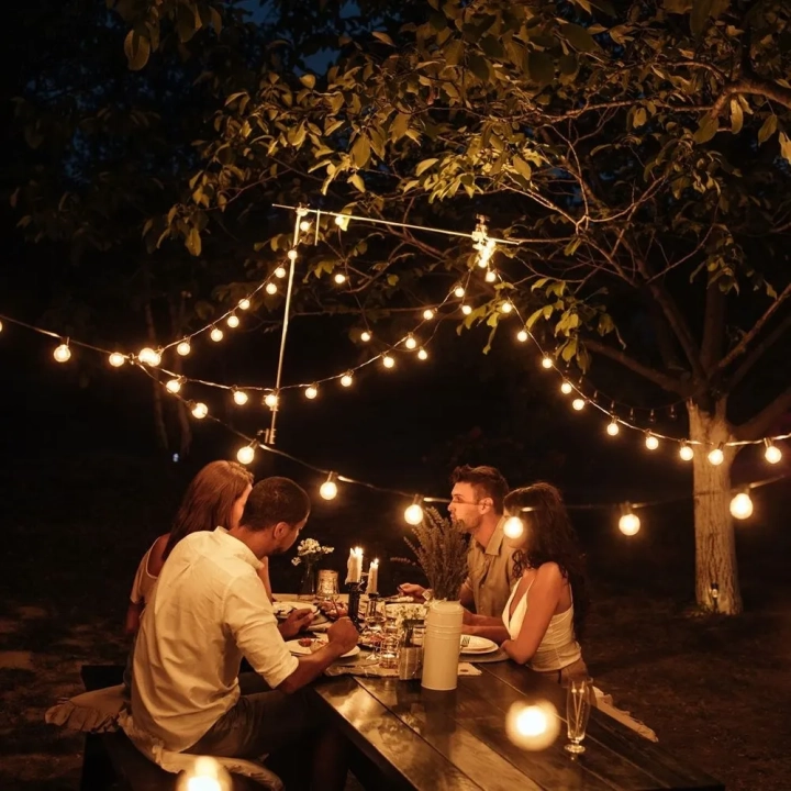 Girlanda ogrodowa LED 12,5 m 20 szt.