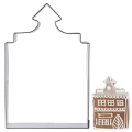 Wykrawacz do ciastek stalowy domek 10 cm