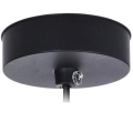 Lampa wisząca metalowa czarna złota