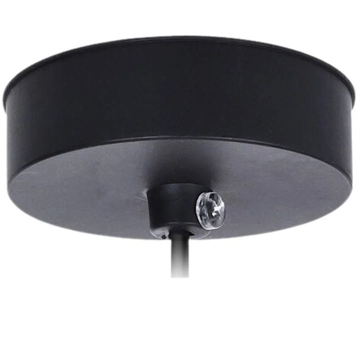 Lampa wisząca metalowa czarna złota