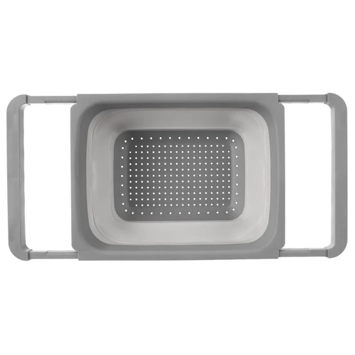 Cedzak kuchenny silikonowy składany KEMP 39x26,5 cm