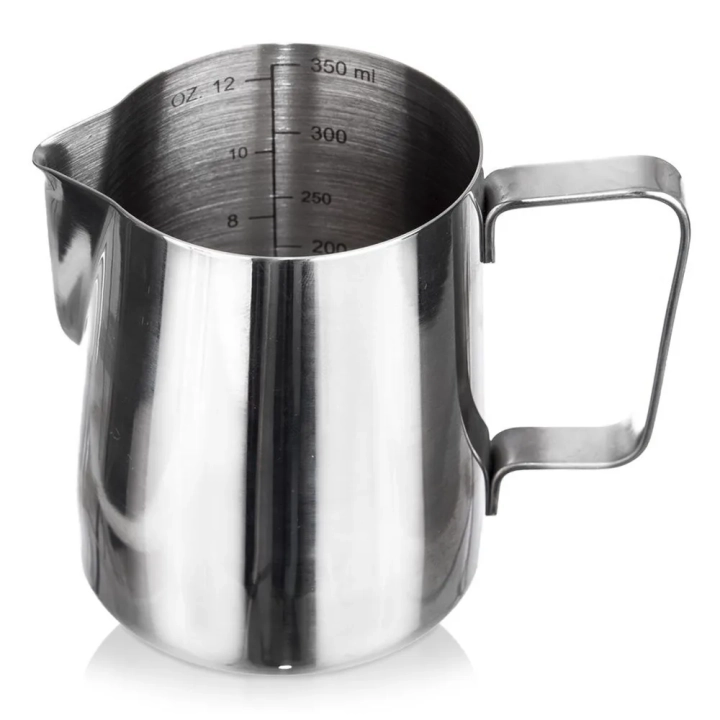 Mlecznik stalowy z miarką 350 ml