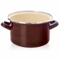 Garnek emaliowany BROWN 18 cm, 2 l