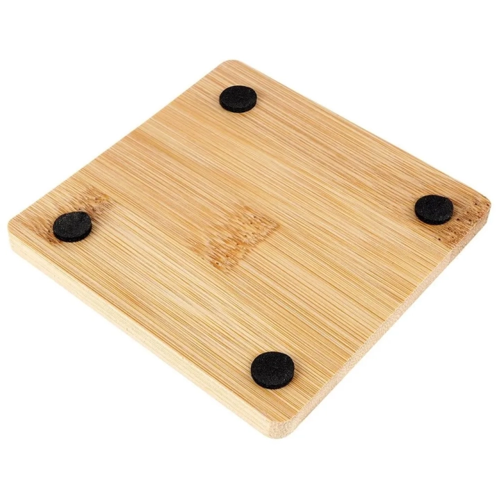 Podstawki pod kubek drewniane 9,7 cm 4 szt.