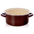 Garnek emaliowany BROWN 24 cm, 4 l