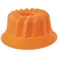 Forma do babki silikonowa z kominem pomarańczowa SILLINIE 23,5 cm