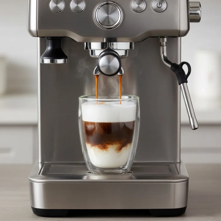 Szklanka termiczna z podwójną ścianką do kawy latte 330 ml
