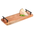 Taca do serwowania drewniana z uchwytami 40x15,5 cm
