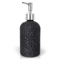 Dozownik do mydła szklany szary 450 ml