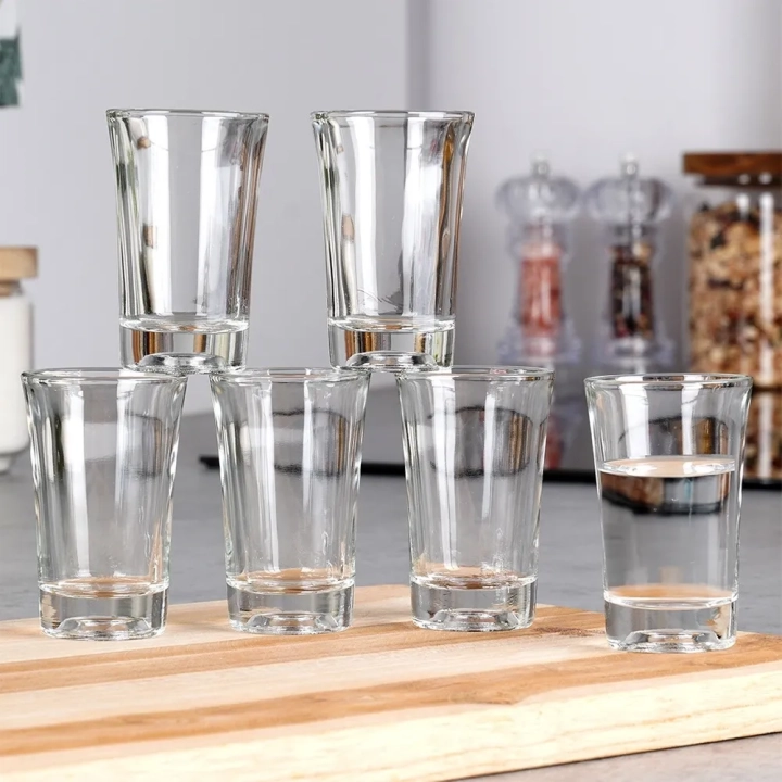 Kieliszki do wódki szklane 40 ml 6 szt.