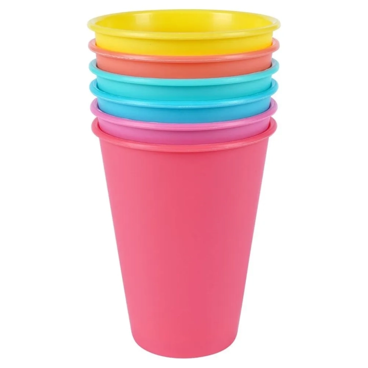 Kubki plastikowe 400 ml 6 szt.