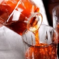 Karafka i szklanki do whisky szklane 900 ml + 4x300 ml 5 el.