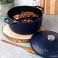Garnek z pokrywką żeliwny emaliowany LITINA 26 cm, 5,2 l