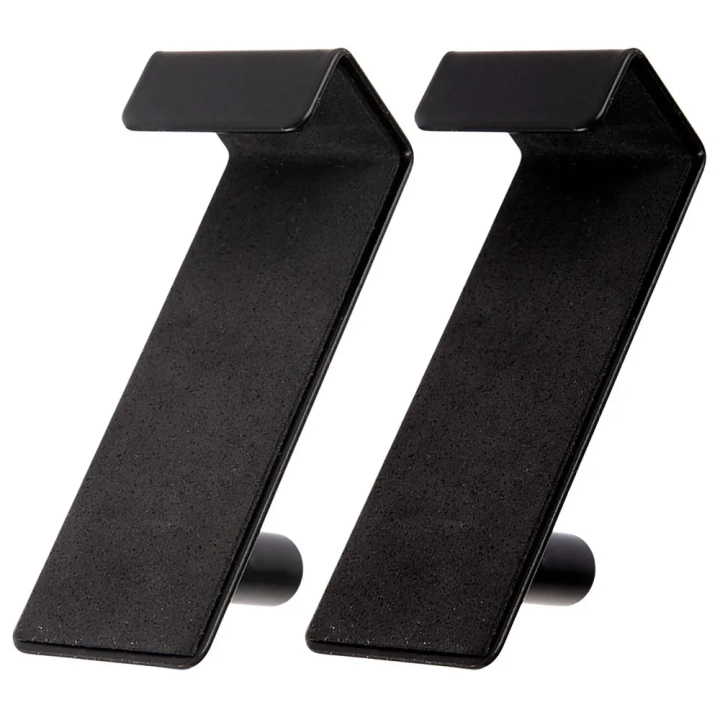 Wieszak na drzwi metalowy czarny RADKA 3x5x8 cm 2 szt.