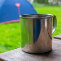 Kubek turystyczny stalowy 600 ml