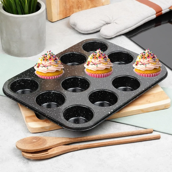 Forma do muffinek granitowa 35x26,5 cm