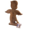 Figurka drewniana świąteczna anioł MANGO 38,5 cm