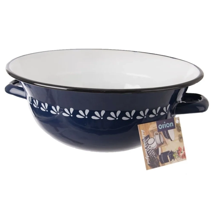 Miska kuchenna emaliowana MODROBILA 26 cm, 2,5 l