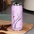 Kubek termiczny puszka różowy SERCE 400 ml