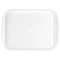 Taca do serwowania plastikowa biała 43,5x31,5 cm