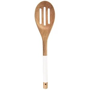 Łyżka cedzakowa drewniana WHITELINE 30 cm