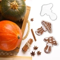Wykrawacz do ciastek stalowy muchomor 6 cm