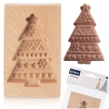 Foremka do ciastek drewniana choinka 13x8 cm