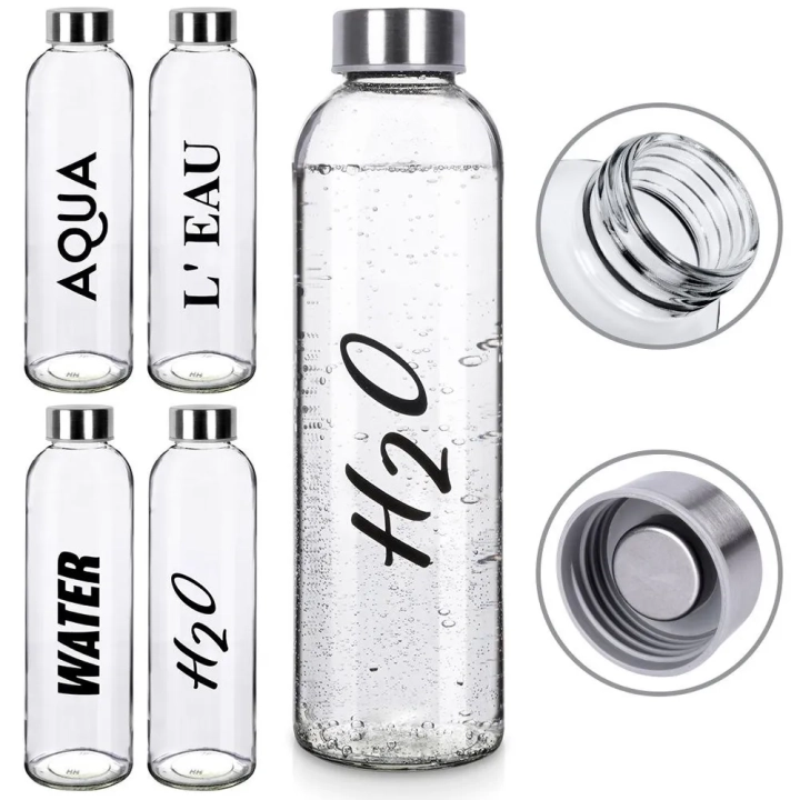 Butelka na wodę szklana 700 ml