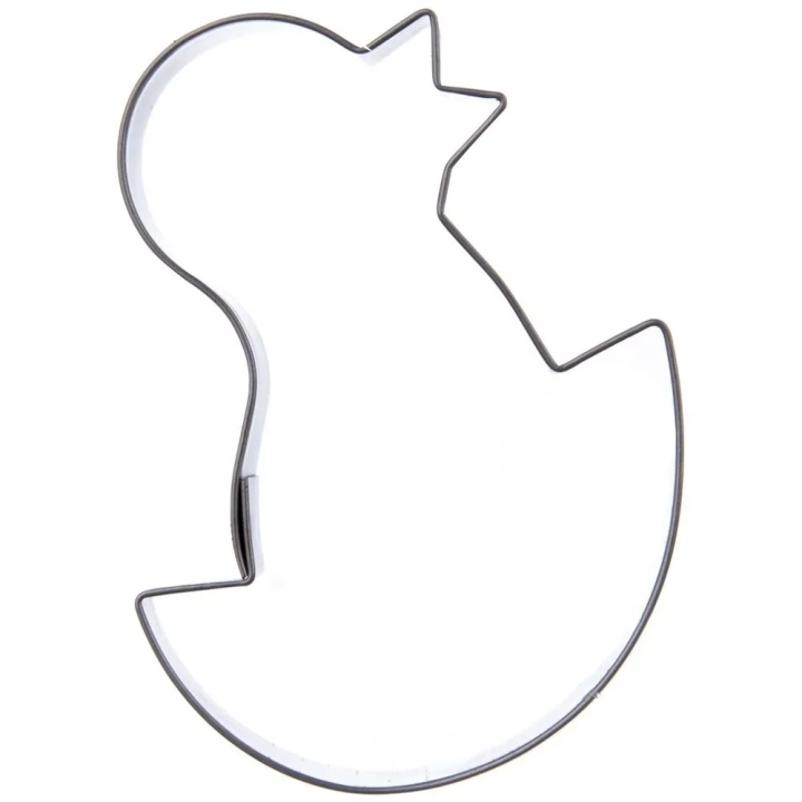 Wykrawacz do ciastek stalowy kurczątko 7 cm