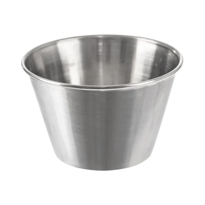Miseczka na sos dipówka stalowa 9,5 cm, 240 ml