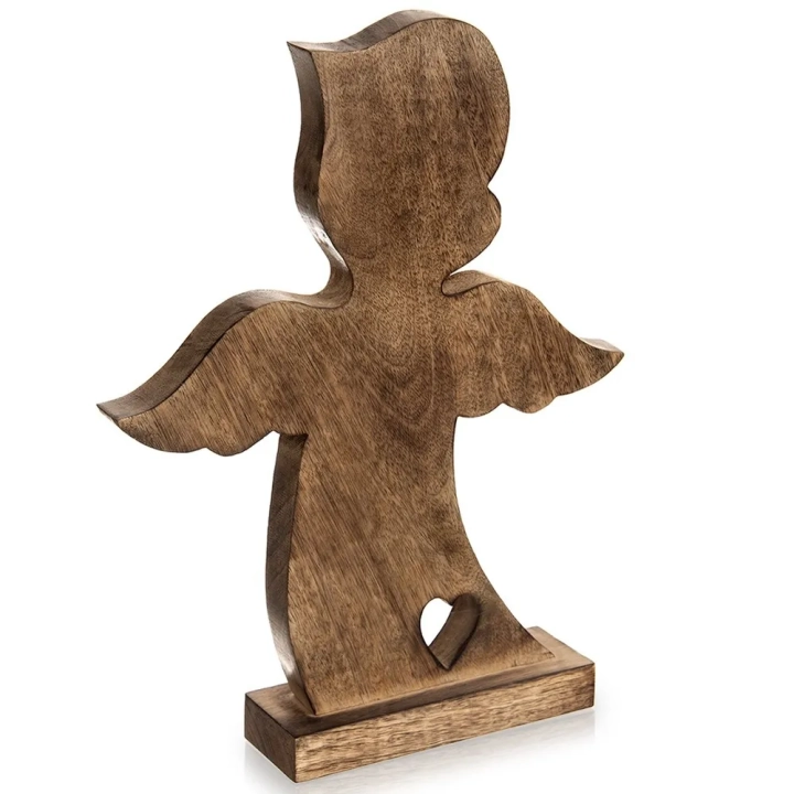 Figurka drewniana świąteczna anioł MANGO 38,5 cm
