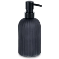 Dozownik do mydła szklany czarny 400 ml